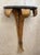 Metal Vintage Gilt Metal and Marble Wall Console For Sale - Image 7 of 13