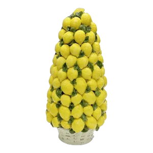 Tall Vintage Lemon Topiary