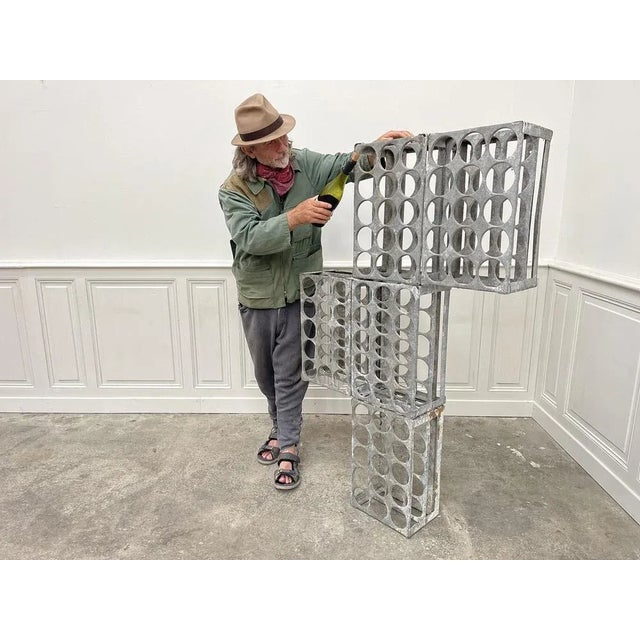 Gray Bottle Rack, 1930s For Sale - Image 8 of 9