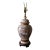 Antique Meiji Japanese Satsuma Procession Jar Lamp by Jukō For Sale
