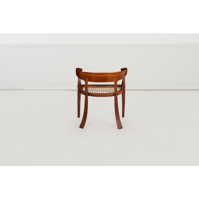 Brown Arthur Carpenter Espenet Curved Back Arm Chair 1980c. For Sale - Image 8 of 18