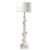 Ceramic 1960s Italian Ceramic Lotus Flower Faux Bamboo Floor Lamp For Sale - Image 7 of 7