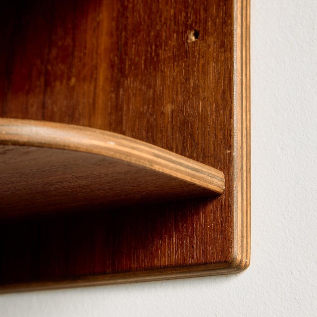 Wood Teak Floating Nightstands, 1960s, Set of 2 For Sale - Image 7 of 14
