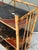 Vintage Chevron Bamboo Painted Etagere For Sale - Image 11 of 12