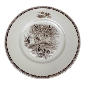 Wedgwood England Sporting Dog "A Hot Scent" Beagles Plate Marguerite Kirmse