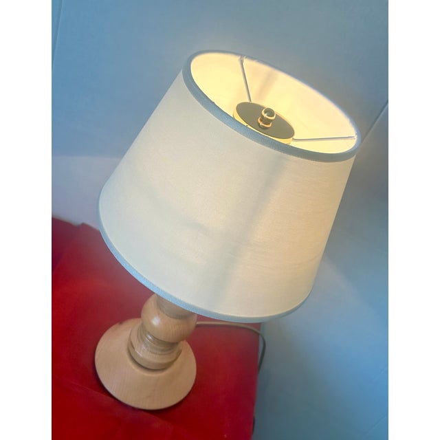 Wooden Lamps, 1970s, Set of 2 For Sale - Image 5 of 6