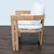 Wood Restoration Hardware Matira Teak Armchair With White Cushions For Sale - Image 7 of 11