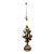 Mid 20th Century Italian Gilt-Tole Tulip Table Lamp For Sale