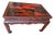 1920s Chinese Red Lacquered Table For Sale