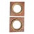 Antique French Giltwood Oval Picture Frames, Pair With Acanthus Leaf Carving For Sale