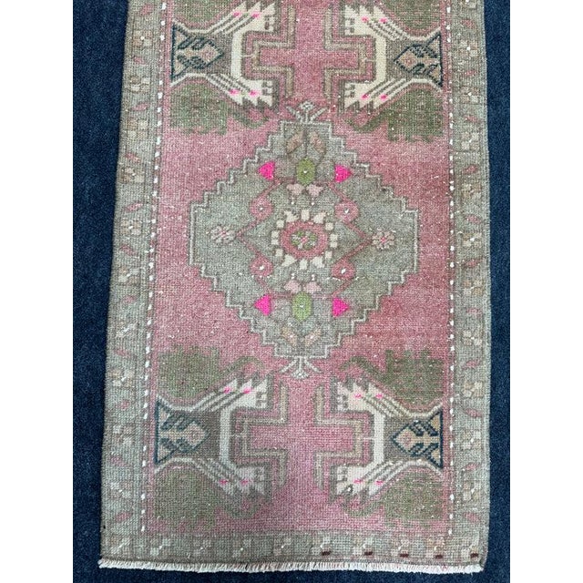 Contemporary Turkish Yastik Rug 1'8" x 2'9" For Sale - Image 3 of 5