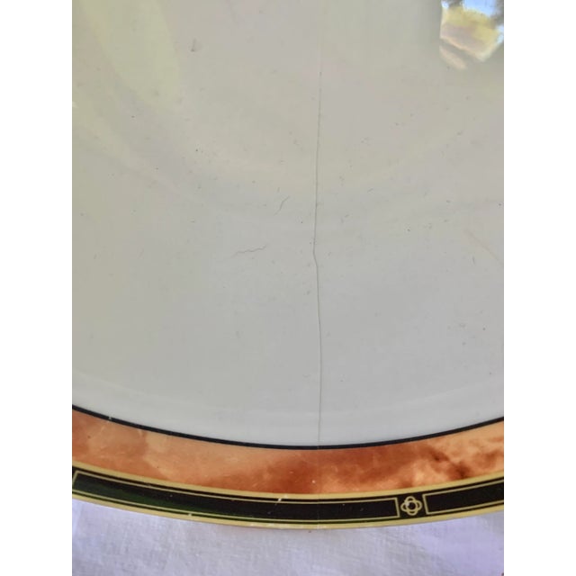 Vintage Faux Burl Style Retroneu “Wood Garland Design” China-Set of 42 For Sale - Image 10 of 13