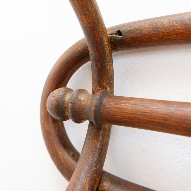 Bentwood Wall-Mounted Coat Rack For Sale - Image 11 of 12