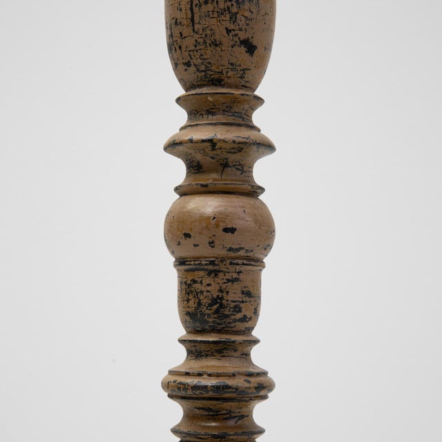 19th Century French Wooden Candlestick For Sale - Image 12 of 18