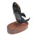 1980s Hand Casted Humpback Whale Bronze Sculpture Mounted on Stand by t.h. Oliver For Sale - Image 4 of 8