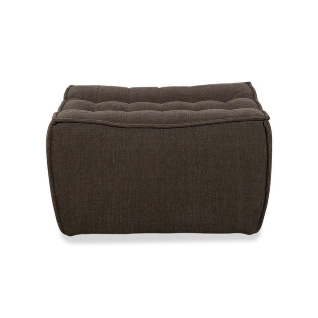 Gray N701 Fabric Pouf from Ethnicraft For Sale - Image 8 of 10