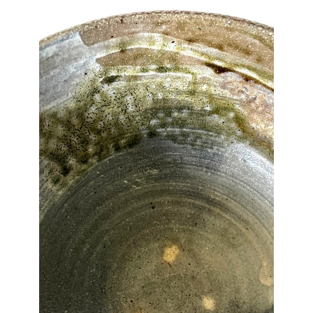 Large Ceramic Bowl with Salt Glaze by Toshiko Takaezu For Sale - Image 13 of 13