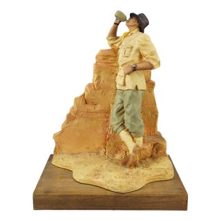 Advertising Resin Model Australian Adventurer Figurine from Avirex, United States, Late 20th Century For Sale