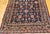 Mid-Century Modern Vintage Persian Malayer Area Rug, Handwoven Allover Geometric Design, Navy & Red, 3’ X 4’ For Sale - Image 3 of 11