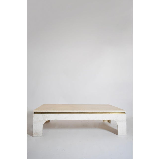 1970s Rectangular Travertine Coffee Table, 1970s For Sale - Image 5 of 5