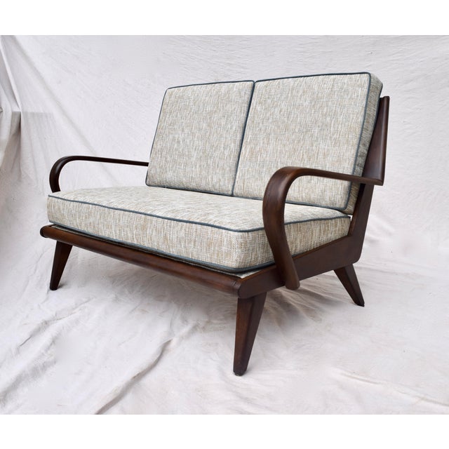 1950's Restored Heywood Wakefield Aristocrat Sofa Settee Chairish