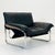 Mid-Century Modern Tublar Frame Chair in Black Leather by Johan Bertil Häggström for Ikea, 1970s For Sale - Image 9 of 16