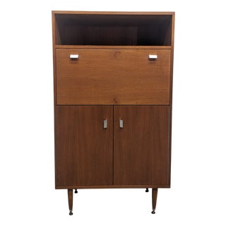 Vintage Wooden Secretary, 1960s For Sale