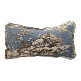 Custom Decorator Hunting Dog and Quail Bird Throw Pillow For Sale