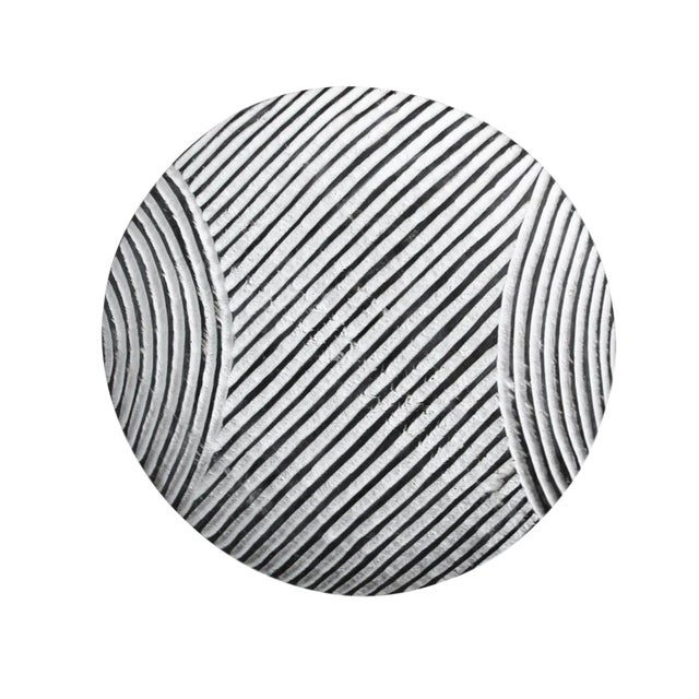 Vintage Black & White African Zulu Shield Wall Object For Sale