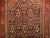 Late 19th Century Antique Persian Malayer Rug, Handwoven All Over Geometric Pattern, Navy & Red, 6’ X 12’ For Sale - Image 5 of 12