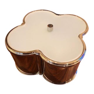 Visual Comfort Polished Nickel Flush Mount Ceiling Light For Sale