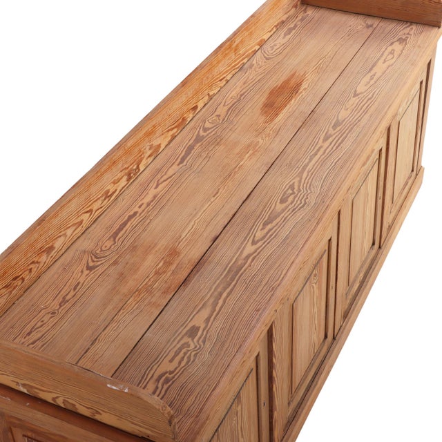 Belgian Pitch Pine Display Cabinet / Sideboard, C. 1900. For Sale In Philadelphia - Image 6 of 7