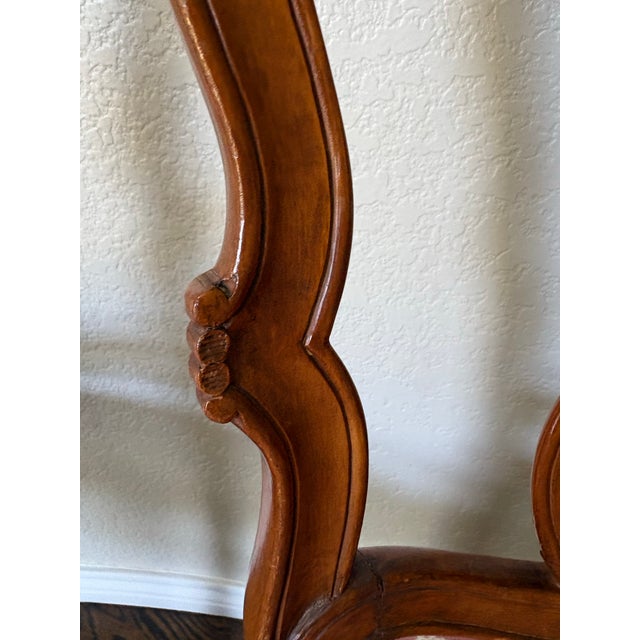 1950s Mid-Century French Provincial Pretzel-Back Chairs - Pair For Sale In Denver - Image 6 of 12