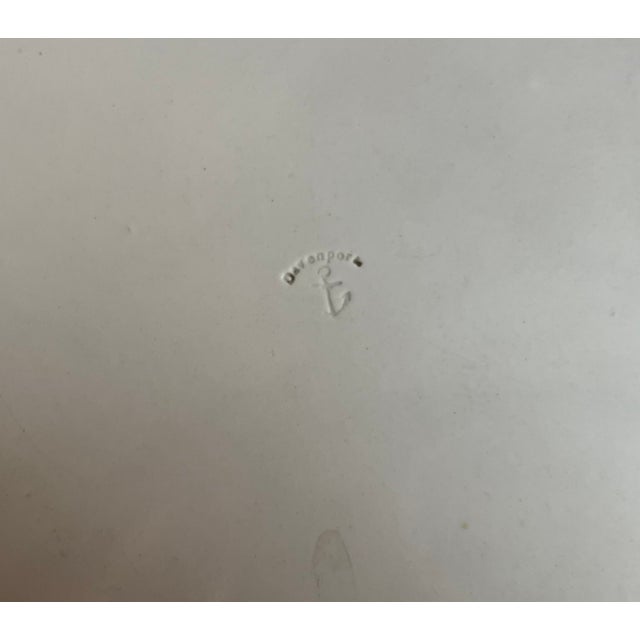 Ceramic Large Antique 19th Century Davenport Blue & White Porcelain Platter With Chinoiserie Decoration For Sale - Image 7 of 11