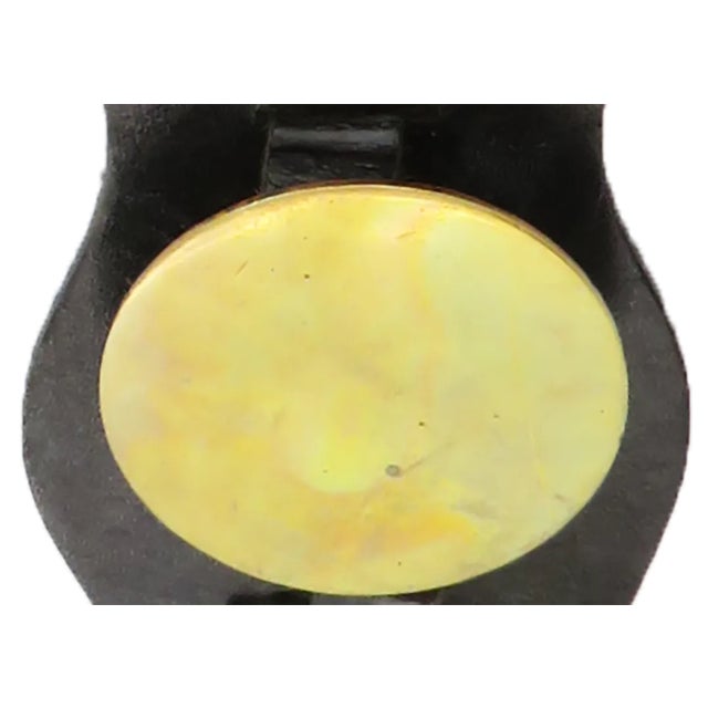 Metal English Equestrian Brasses on Horse Tack Leather Bridle Strap For Sale - Image 7 of 8