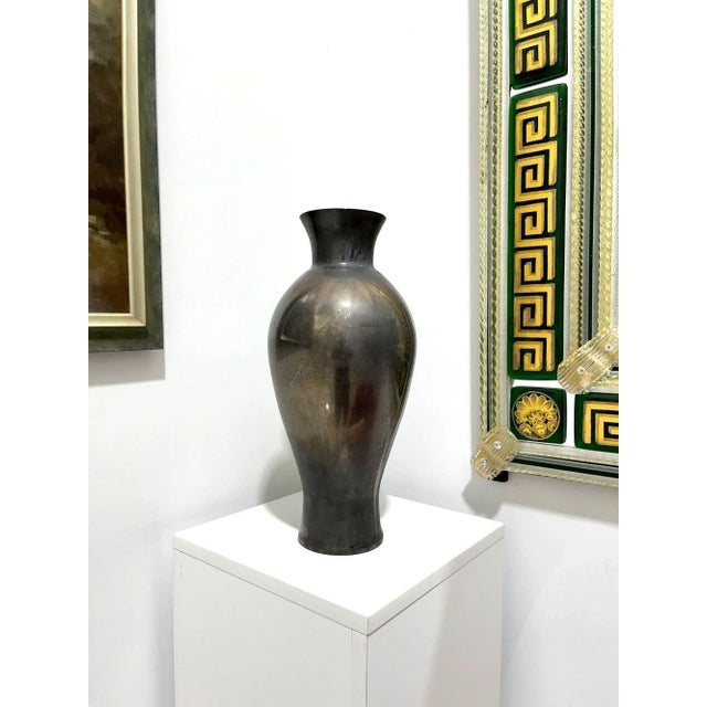 Price reduced $700. Now only $490! "Lucenti Silver" is made by world renowned Venini, of Murano. This piece is signed....