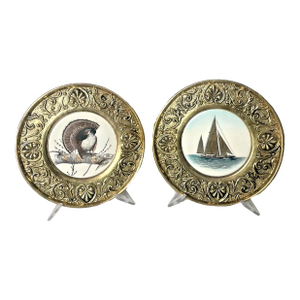 Mid-Century Vintage 1950s Wall Hangings- Set of 2