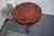 Pennsylvania House Mahogany Drum Table Vintage Pedestal Ball Claw Feet Side For Sale - Image 9 of 15