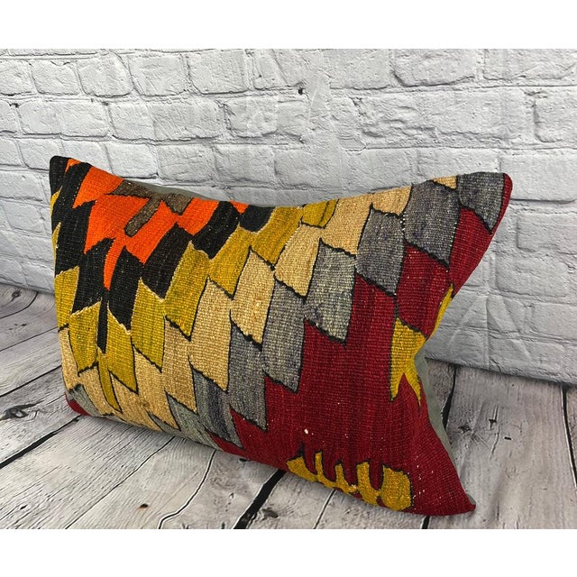 Vintage Pillow Case Turkish Kilim Pillow Decorative Kilim Pillow Dry cleaning only. PILLOW INSERT IS NOT INCLUDED