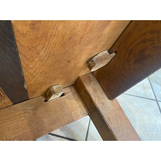 Round Coffee Table in Oak, 1950 For Sale - Image 12 of 18