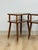 Vintage End Tables MCM Atomic Two-Tier Wood Laminate Pair Retro Accent For Sale - Image 10 of 15