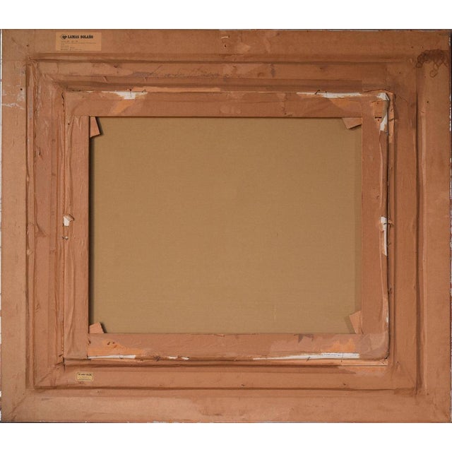 Rafael Griera, Portrait of a Lady at a Window, Oil on Canvas, Framed For Sale - Image 10 of 13