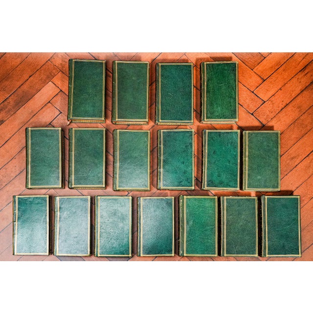 Rare Collection 18th Century Full Leather Bound Antique Books Works of Jean-Pierre Claris De Florian French Collector's Set For Sale - Image 18 of 18