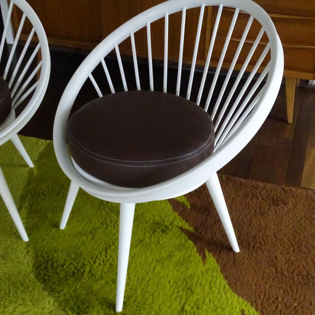 Scandinavian Ellipse Armchairs from Swedese, Set of 2 For Sale - Image 12 of 15