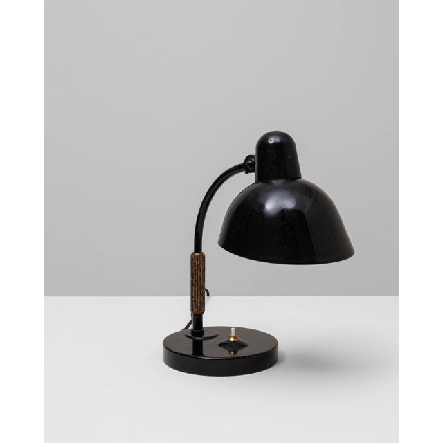 Metal 1930s German Model L99 Metal Table Lamp By Siemens For Sale - Image 7 of 18