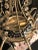 Metal Vintage Ten Arm Nickel and Crystal Chandelier For Sale - Image 7 of 13