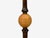 1930s Art Deco, Adjustable Floor Lamp, Birch, Brass, Fabric For Sale - Image 9 of 12