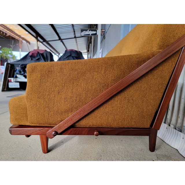 Poul M. Volther for Frem Røjle Danish Modern Sofa Sleeper For Sale - Image 10 of 12