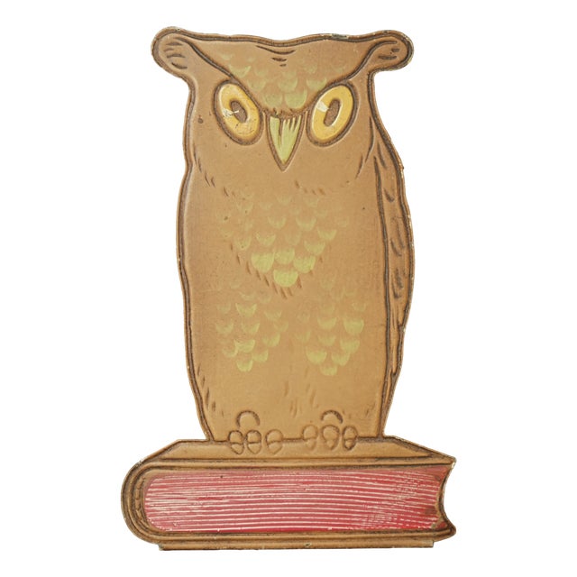Bauhaus Owl Bookend by Marianne Brandt for Ruppel Werke, 1930 For Sale