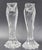 Gorgeous pair (2) of Lenox Arctic Bloom crystal candlesticks. The Artic Bloom collection by Lenox is discontinued. The...